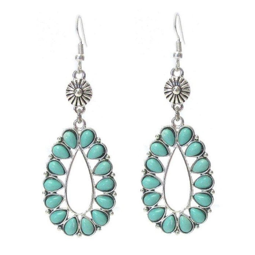 Turquoise Teardrop Earring